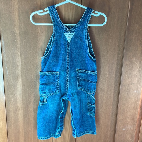 Retro OshKosh denim overalls 9m - Picture 2 of 2